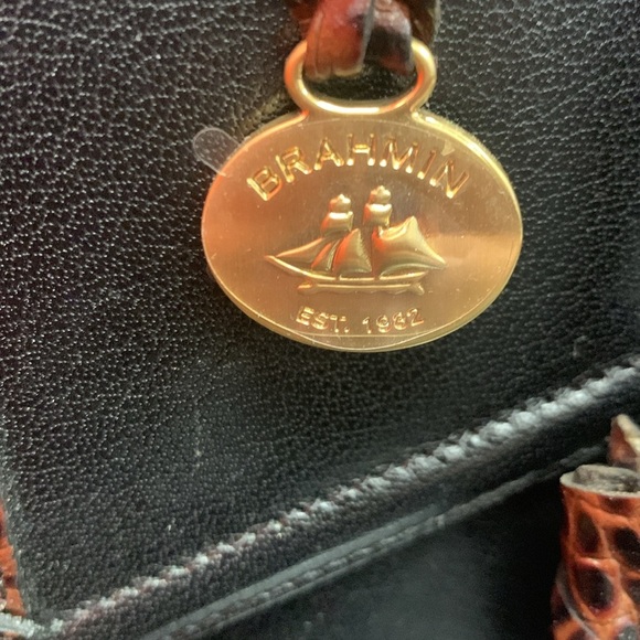 NWT Brahmin Vintage Olivia Rose Black Lady Tuscan & EUC coordinated wallet - Picture 2 of 14